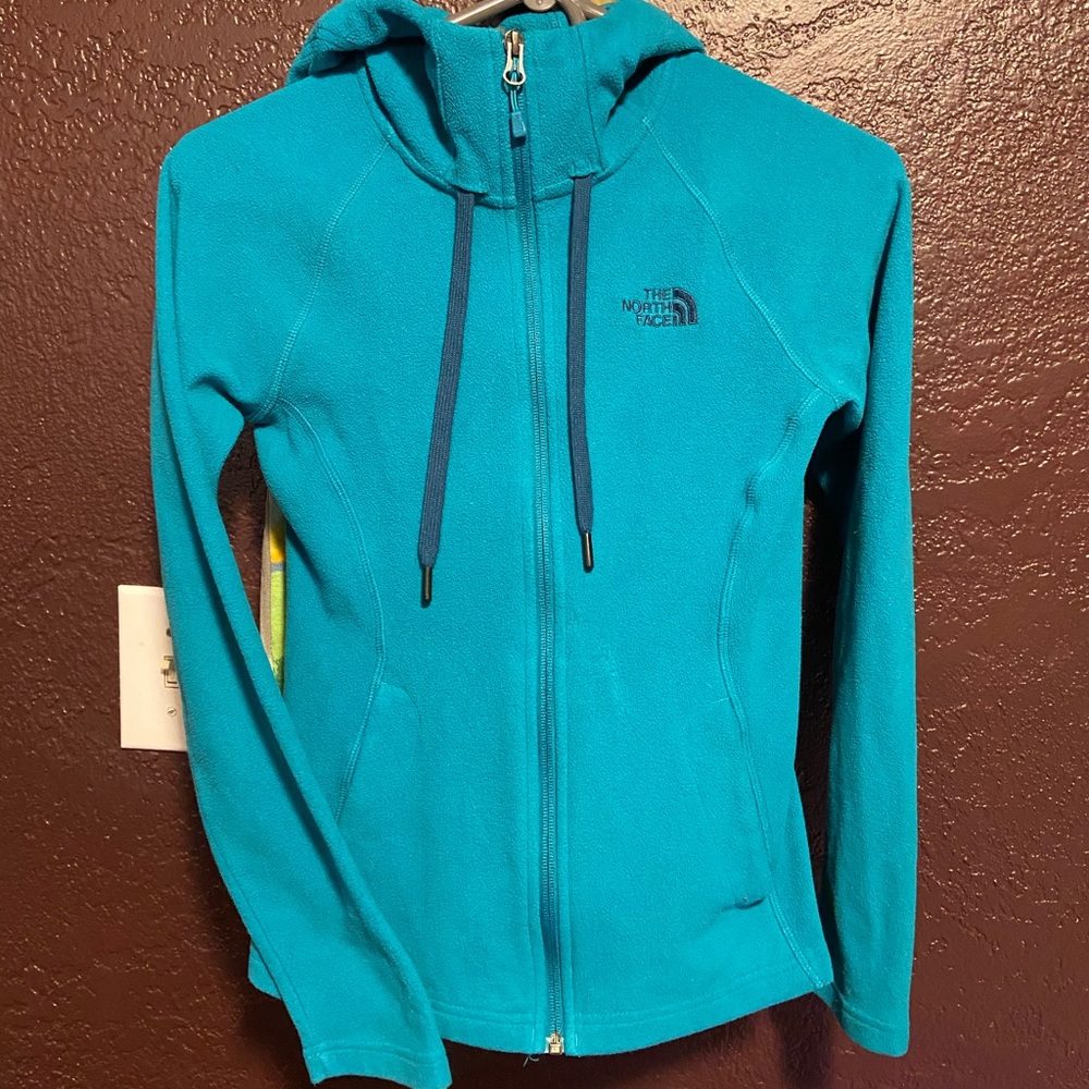 The north face fleece zip up hoodie Size XS